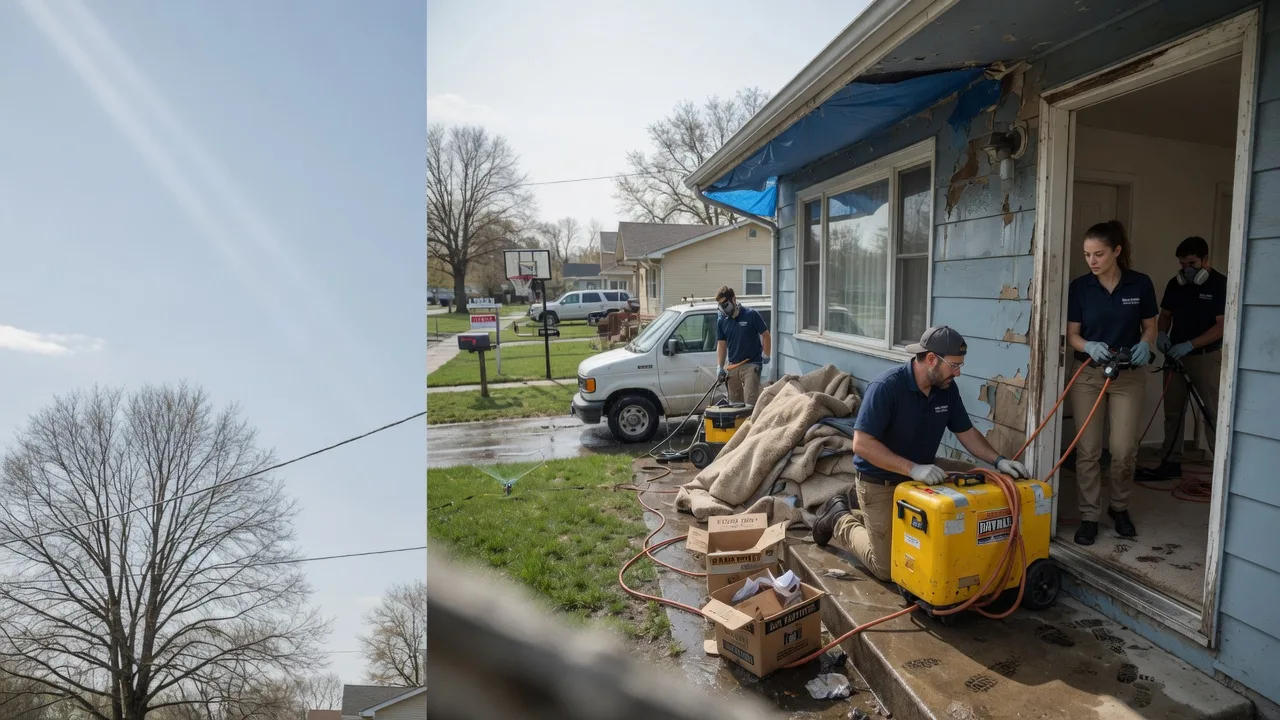 Basement Flood Cleanup in Grandview, TX near me